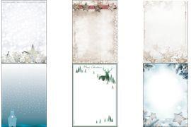 Sigel Weihnachtsbriefpapier Christmas Candle Motiv DIN A4 90 g/qm 25 Blatt (DP450)