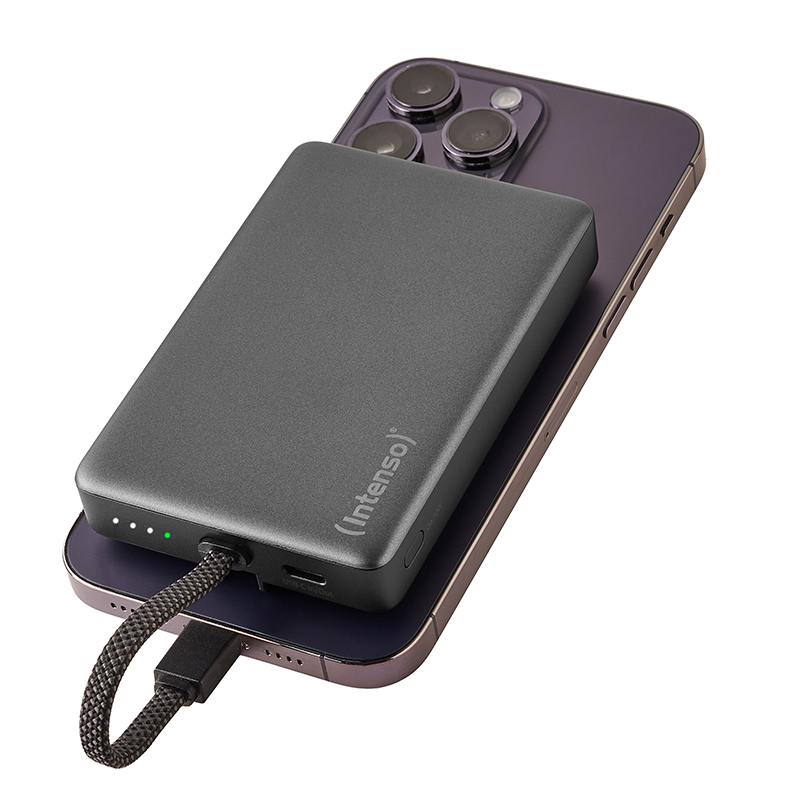 Intenso MC10000 Powerbank 10000 mAh 20 W Schwarz, Grau