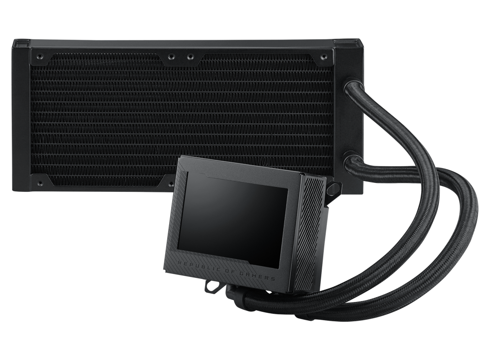 ASUS ROG RYUJIN III 240 All-in-One-Flüssigkeitskühler mit 3,5" LCD 2x 120 mm Noctua Schwarz