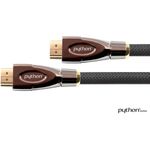 Anschlusskabel High-Speed-HDMI® mit Ethernet 4K2K / UHD, AKTIV (Redmere Chipsatz), vergoldete Kontakte, OFC, Nylongeflecht schwarz, 25 m, PYTHON® Seri (GC-M0023)