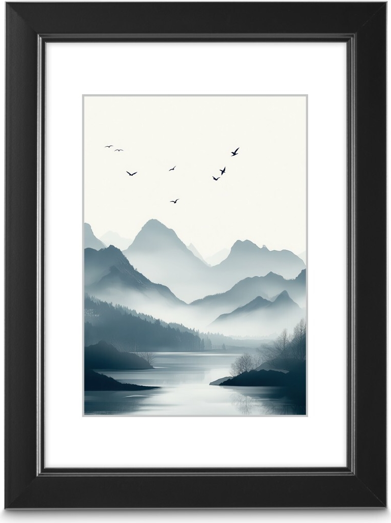 Hama Kunststoffrahmen Chill, Schwarz, 10 x 15 cm (00193283)