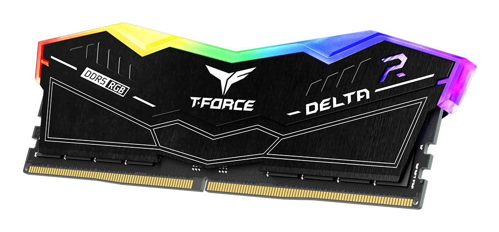 Team Group T-Force Delta RGB 32 GB RAM 2x 16 GB DDR5 6400 MHz CL32 Intel XMP AMD EXPO Schwarz