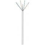 Wentronic Goobay CAT 6 Netzwerkkabel, U/UTP, Grau, 100 m - CCA, AWG 23/1 (solid), PVC (95694)