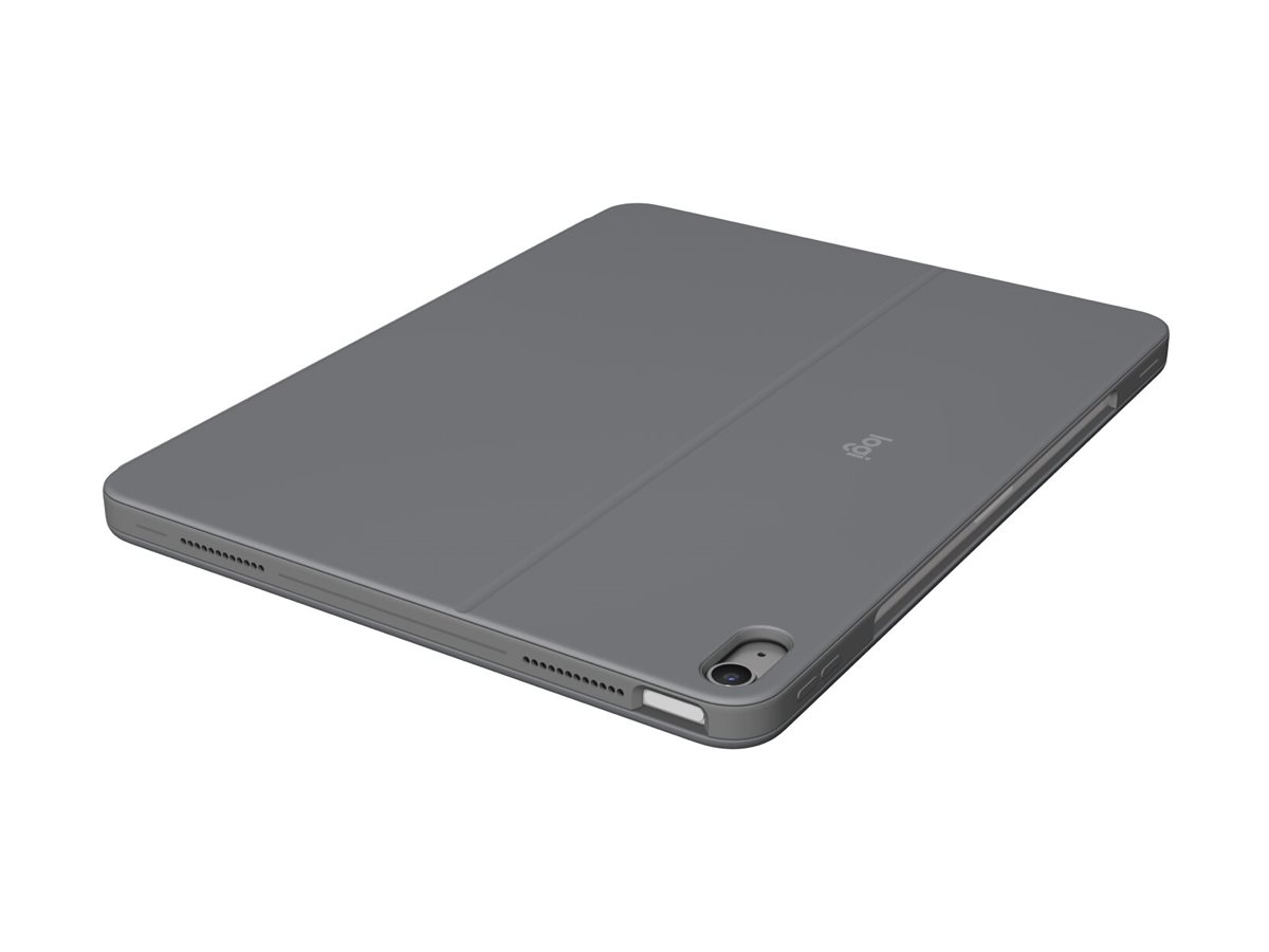 Logitech Combo Touch Tastatur und Foliohülle mit Trackpad QWERTY Oxford Gray