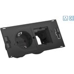 Bachmann DUE Verlängerungskabel 1 AC-Ausgänge Indoor Schwarz (929.034)