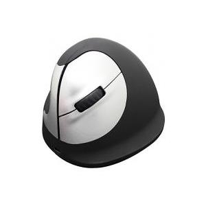 R-Go Maus HE ergonomisch links Bluetooth groß schwarz/silber retail (RGOHEWLL)