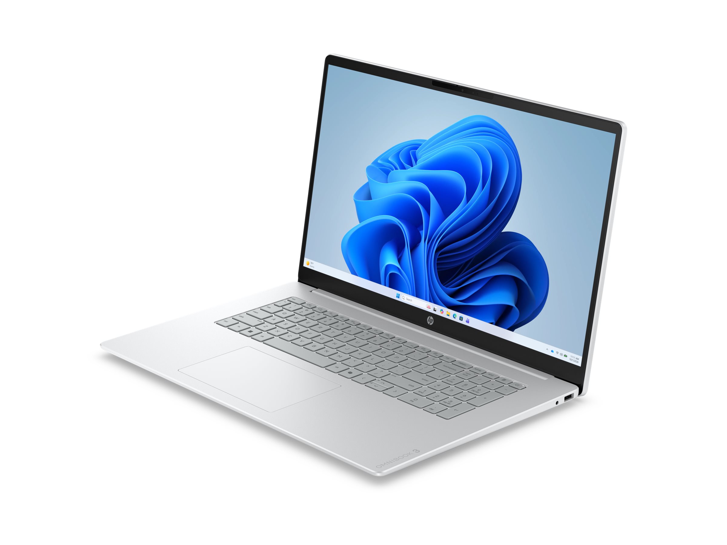 HP OmniBook 3 17" FHD Ryzen 5 16 GB RAM 512 GB SSD Canvas Gray, Glacier Silver