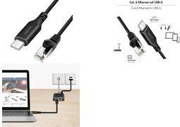 LogiLink CU0413 Netzwerkadapter Kabel USB 3.2 Typ-C Gigabit Ethernet 3 m (CU0413)
