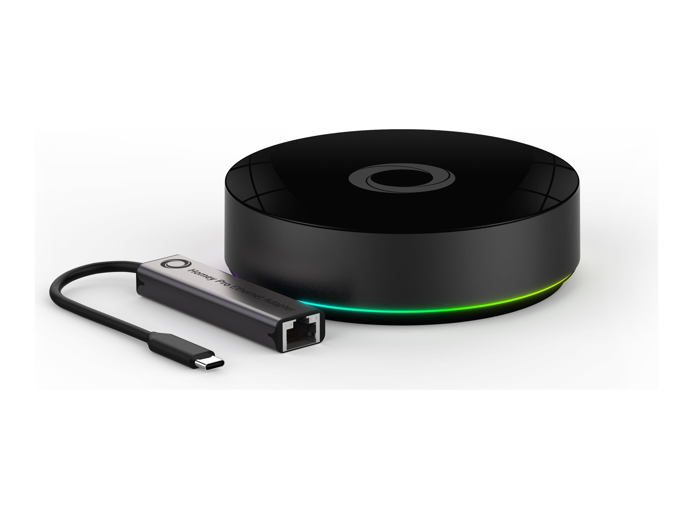 Homey Homey Pro Ethernet Adapter USB-C zu RJ45 Grau