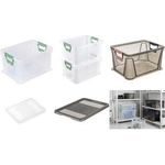 keeeper Deckel "luisa" für Euro-Box "luis", 45/64 Liter Farbe: crystal grey transparent, Material: PP - 1 Stück (1007082700000)