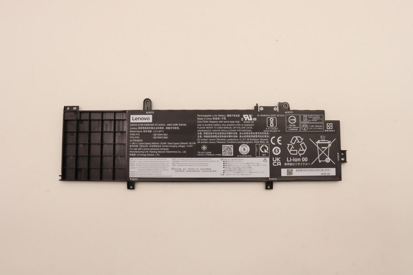 Lenovo BATTERY Internal, 3c, 39.3Wh (5B10W51860)