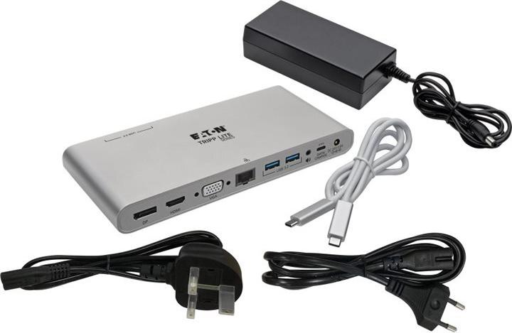 Tripp Lite Eaton Tripp Lite Series U442-DOCK4-INT Dockingstation Silber