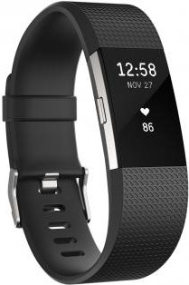 Fitbit Charge 2 Silber (FB407SBKS-EU)