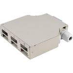 shiverpeaks ®-BASIC-S--LWL-Verteilerbox, Metall, 6-fach, DIN rail, grau (BS07-65010)
