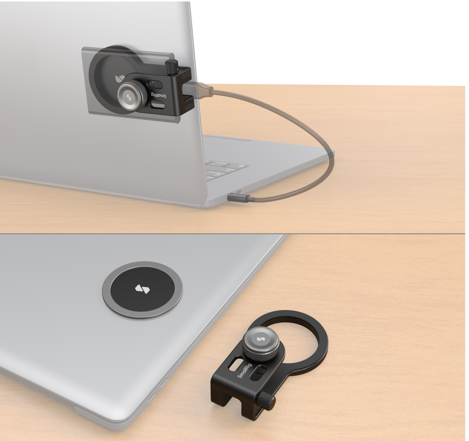 SmallRig MagSafe / Cold Shoe Universeller 2-in-1-SSD-Halter 4779 Schwarz