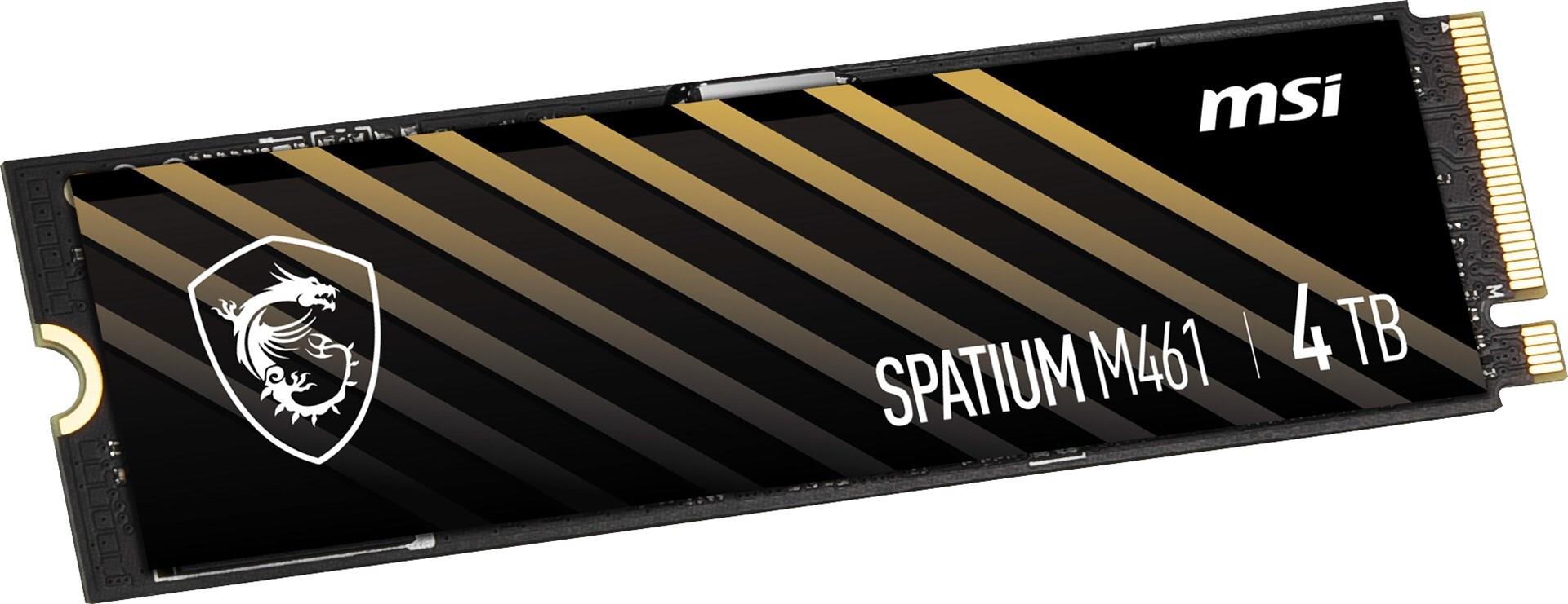 MSI SPATIUM M461 PCIe 4.0 NVMe M.2 4TB PCI Express 4.0 3D NAND (S78-440R030-P83)