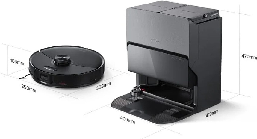 Roborock S8 MaxV Ultra Saug- & Wischroboter 10000 Pa Schwarz