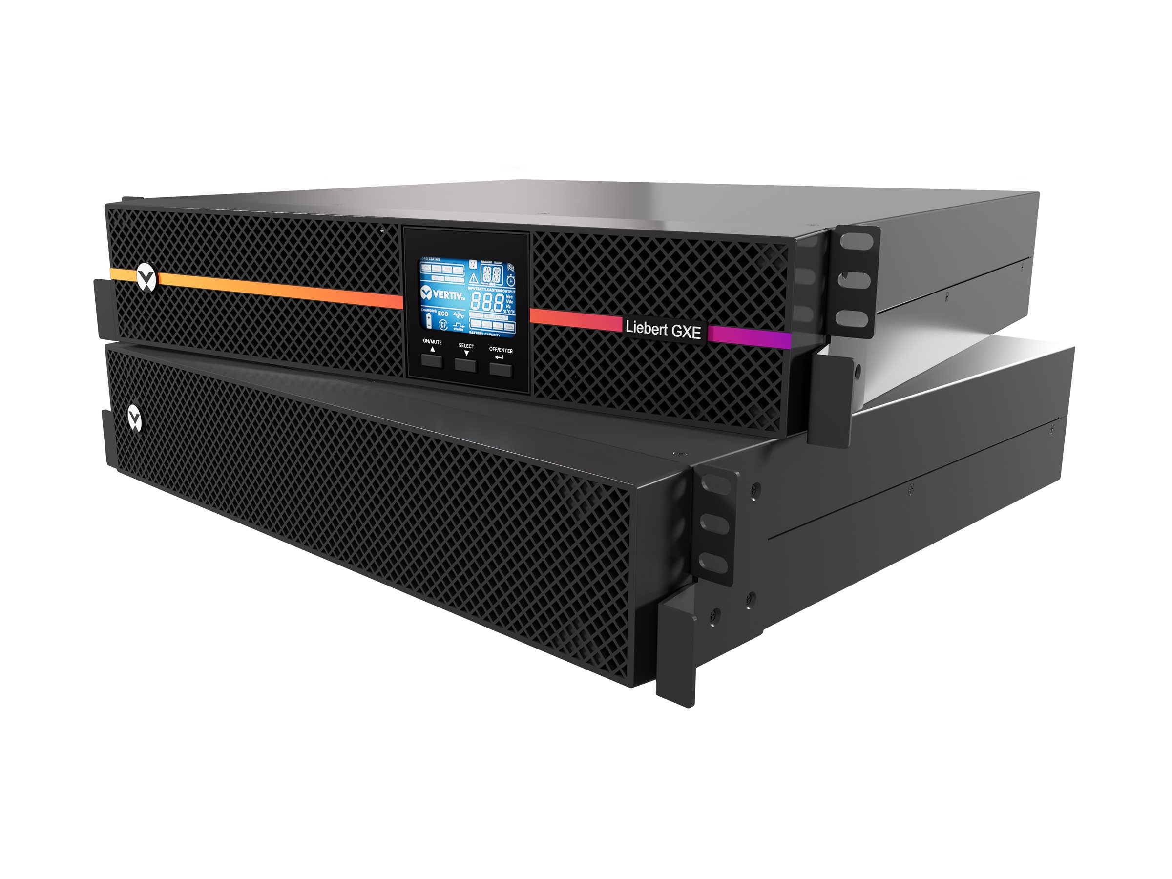 Liebert GXE GXE3-EBC24VRT2U Externer Batterieschrank 2U Grau