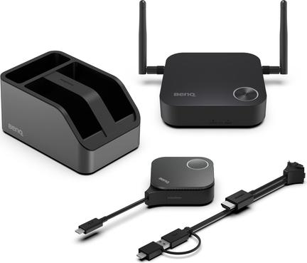 BenQ InstaShow WDC15 kabelloses 4K UHD Präsentationssystem HDMI LAN WPA3
