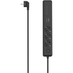 Hama Steckdosenleiste 3-fach USB-C/A 100W PD Schalter 1.4 m - Steckdosenleiste (00223192)