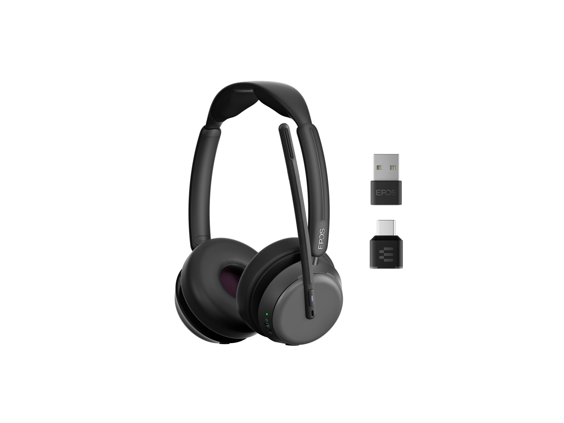 EPOS IMPACT 1000 MS UC ANC Bluetooth Headset On-Ear USB-C Schwarz