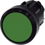Siemens Drucktaster Betätiger flach, Frontring Kunststoff Grün SIRIUS ACT 3SU1000-0AB40-0AA0 1 St. (3SU1000-0AB40-0AA0)