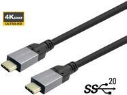 USB-C to Cable 2m Supports 20 Gbps data (PROUSBCMM2)