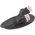 SLIM UL6 1 SW - Cat.6 SLIM-Light-Kabel, U/UTP, 1,0 m,schwarz (PKW-LIGHT-K6 1.0 SW)