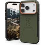 UAG Urban Armor Gear Civilian MagSafe Case | Apple iPhone 17 Pro | olive/pop orange | 114545117297 (114545117297)