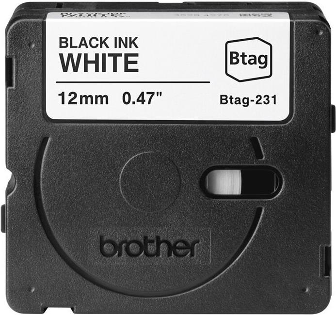 Brother BTAG-231 Schwarz auf Weiß (BTAG231)
