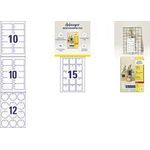 AVERY Zweckform Anhänger, Folie, matt, 90 x 50 mm, weiß abgeschrägte Ecken, strapazierfähig, wasserfest, reißfest, - 1 Stück (T3002-10)