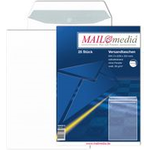 MAILmedia Versandtasche weiß, C4, ohne Fenster,selbstklebend 90 g-qm, Eigengewicht: 15,9 g (38849-0)