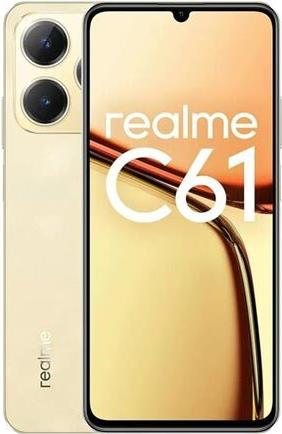 Realme C61 Dual Sim 6GB RAM 256GB - Sparkle Gold