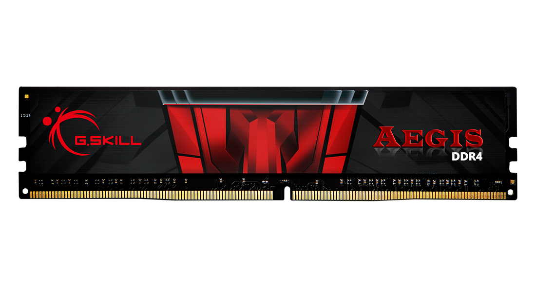 G.Skill AEGIS F4-3200C16S-8GIS 8 GB RAM 3200 MHz DDR4 Schwarz, Rot