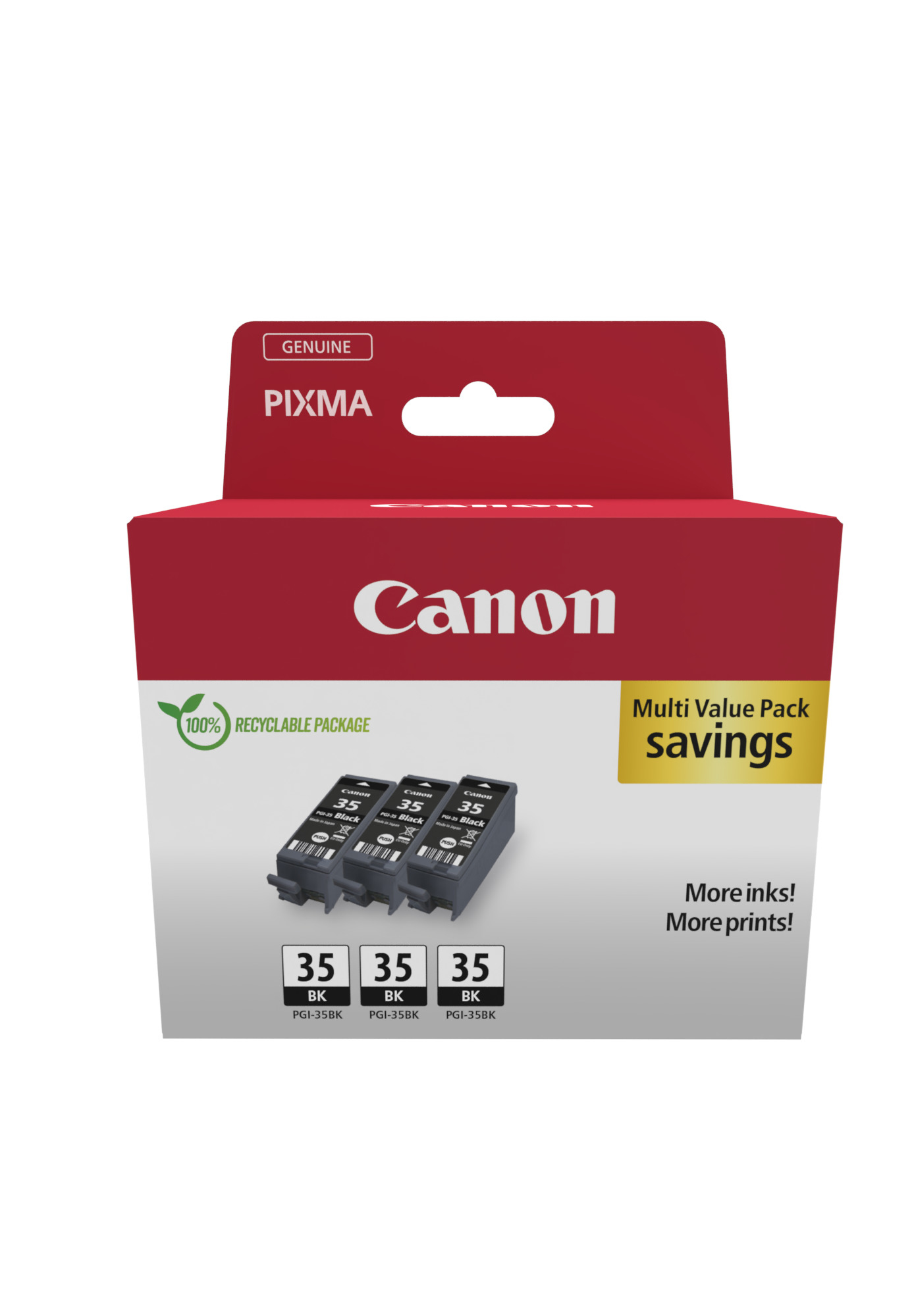 Canon PGI PGI-35 BK Triple Pack Schwarz