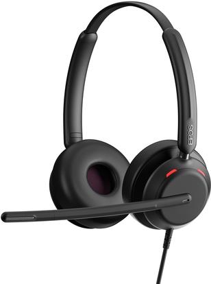 EPOS IMPACT 760T Stereo USB-C Headset mit Inline-Controller USB-C auf USB-A Adapter Tasche Teams zertifiziert (1001214)