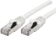 Patchkabel S/FTP (PiIMF), Cat 6A (EIA/TIA), weiß, 25,0 m Patchkabel mit besonders schmalem Knickschutz (858509)