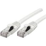 Patchkabel S/FTP (PiIMF), Cat 6A (EIA/TIA), weiß, 25,0 m Patchkabel mit besonders schmalem Knickschutz (858509)