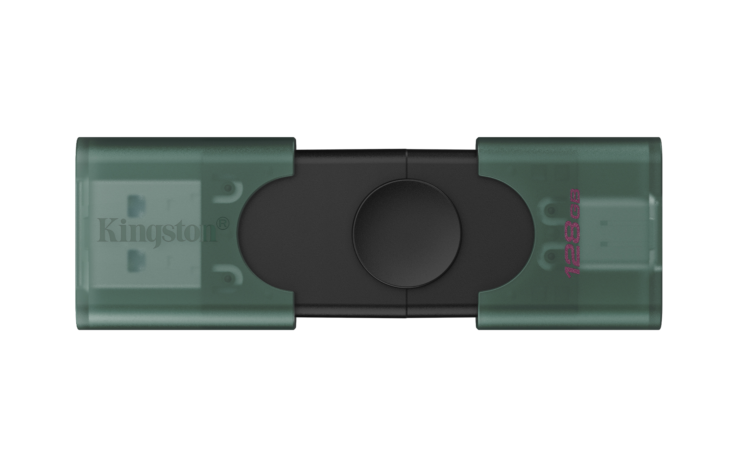 Kingston DataTraveler Duo USB-Stick 128 GB USB-A / USB-C 3.2 Gen 1 Schwarz, Grün