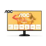 AOC Q27B35S3 - 27 Zoll Quad HD Monitor, 120 Hz, Adaptive Sync., HDR10 (2560x1440, HDMI 2.0, DisplayPort 1.4) schwarz [Energieklasse E] (Q27B35S3)