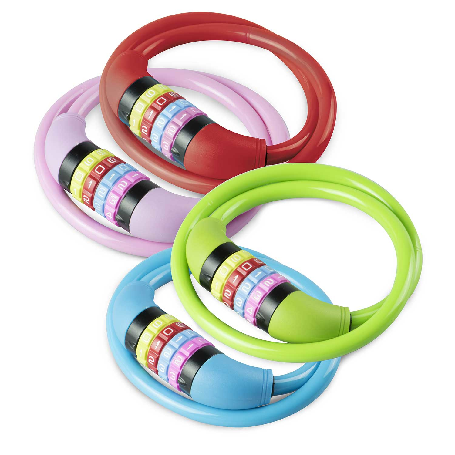 Burg-Wächter 210 C 65 KIDS Kabelschloss 650 mm Stahlseil 10 mm Pink