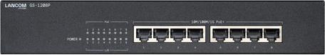 LANCOM GS-1208P Unmanaged PoE Gigabit Switch 8x 10/100/1000 Mbps Rackmount