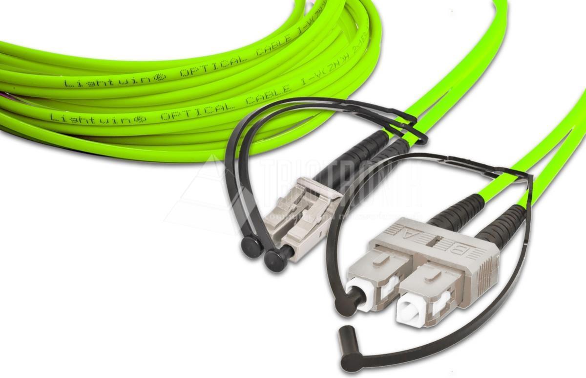 Lightwin LDP-50 LC-SC 3.0 OM5 Glasfaserkabel 3 m Gelb (LDP-50 LC-SC 3.0 OM5)