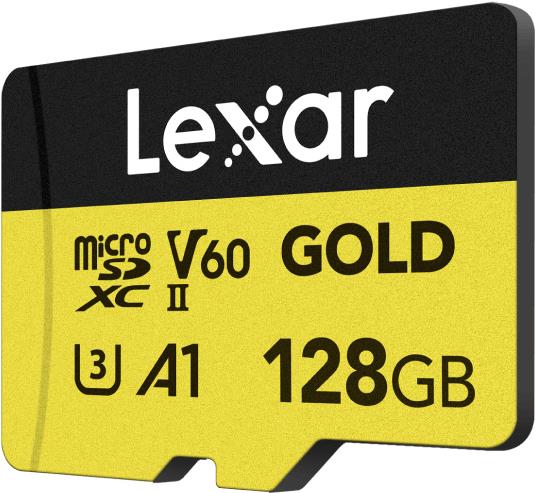 Lexar Professional GOLD 128 GB MicroSDXC UHS-II (LMSGOLD128G-BNNNG)