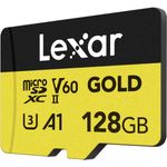 Lexar Professional GOLD 128 GB MicroSDXC UHS-II (LMSGOLD128G-BNNNG)