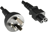 Microconnect PE150818 1.8m Netzstecker Typ I C5-Koppler Schwarz Stromkabel (PE150818)