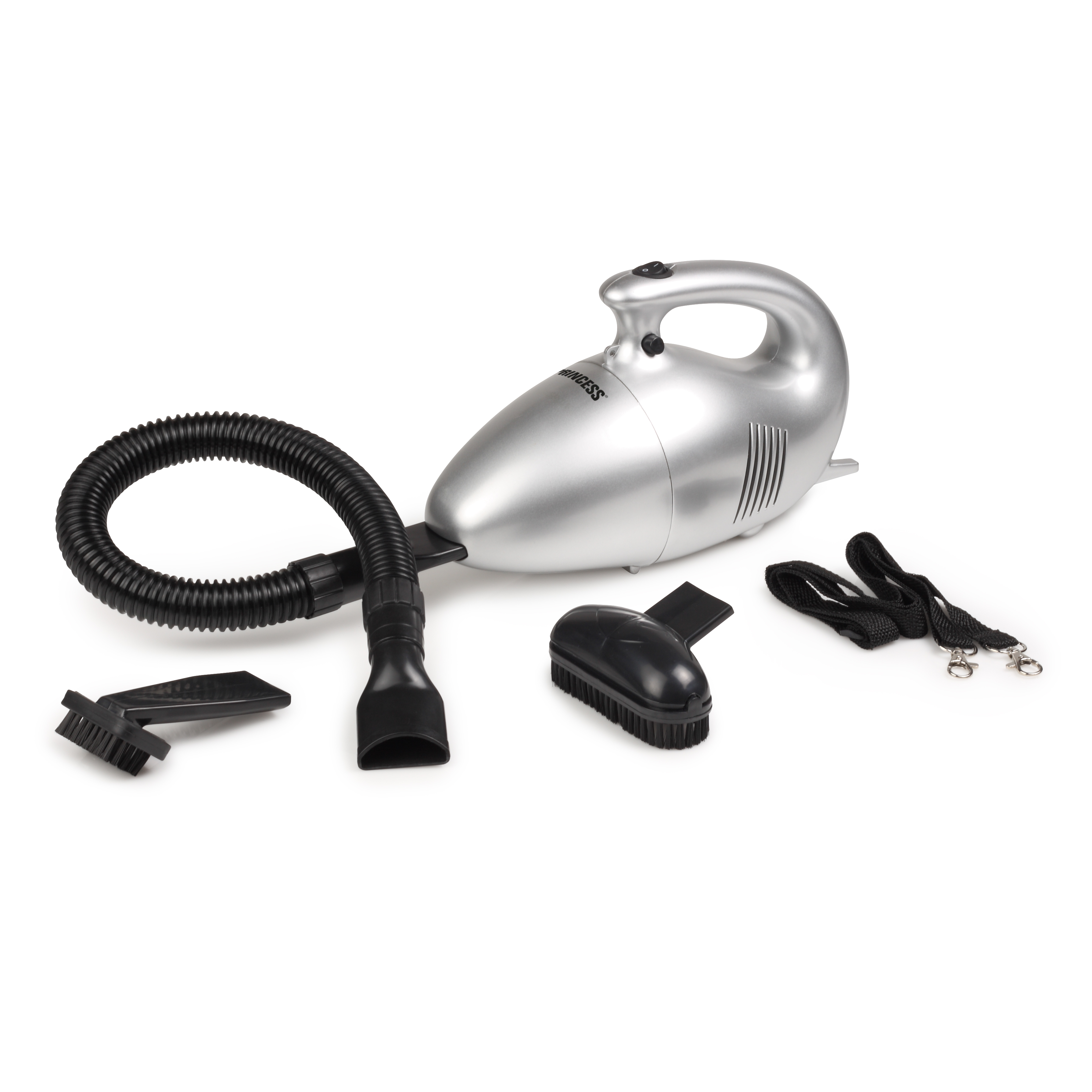 Princess Turbo Tiger Compact Handstaubsauger 700 W Schwarz, Silber