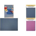 KLEIBER Schneidematte, DIN A2, faltbar, blau Maße: 600 x 450 mm, in der Mitte von A2 auf A3 faltbar, - 1 Stück (70104)