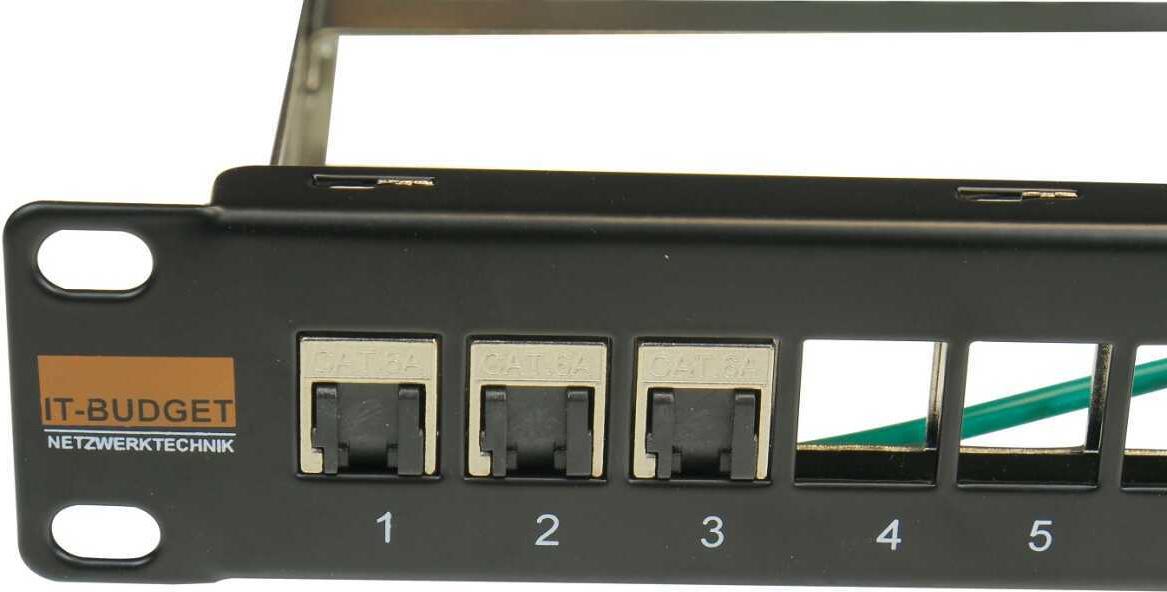 IT-BUDGET 19" Leer-Patchpanel für Keystone Module (90ITBMT24PORTS)