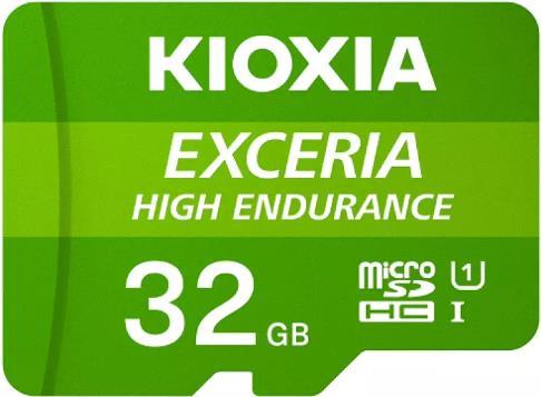 Kioxia Exceria High Endurance Speicherkarte 32 GB MicroSDHC Klasse 10 UHS-I (LMHE1G032GG2)